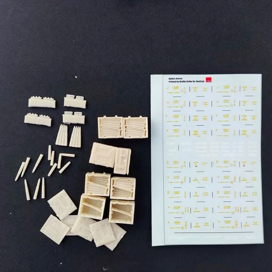 Resicast 352492 1/35 Ammo Box Bofors Set 3 - Scenics & Diorama