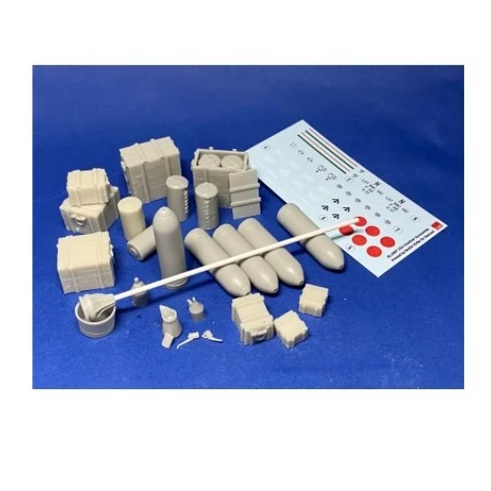 Resicast 352497 1/35 15 Inch Accessories: Military Boxes and other Tools - Scenics & Diorama