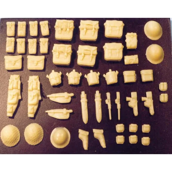 Resicast 355528 1/35 British/UK Infantry Equipment (incl. Bags, Machetes,...) - Model Figures