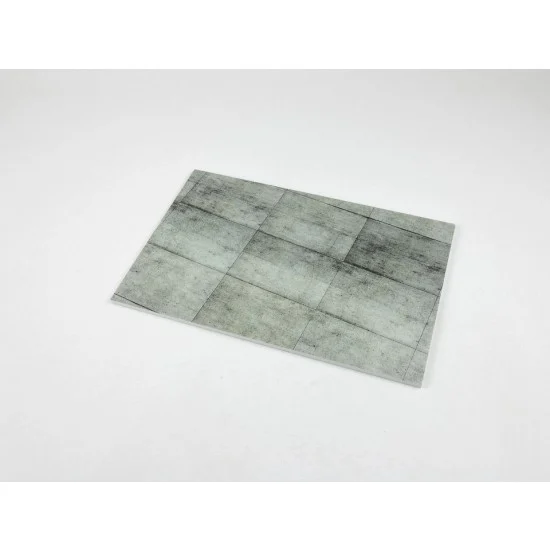 Red Fox Studio 72007 1/72 Concrete Base Rectangular Type 1 Diorama Base with 3D Effect (250x160mm) - Scenics & Diorama
