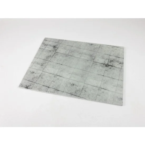 Red Fox Studio 72010 1/72 Concrete Base Square Type 2 Diorama Base with 3D Effect (300x230mm) - Scenics & Diorama