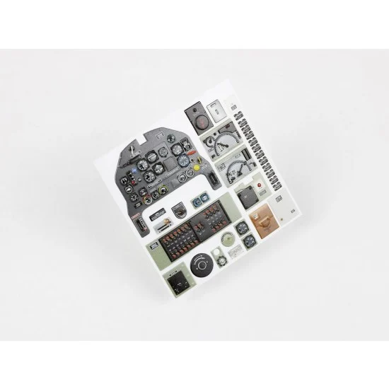 Red Fox Studio 24001 1/24 Junkers Ju 87A Stuka Instrument Panels for Trumpeter kits - Model Planes