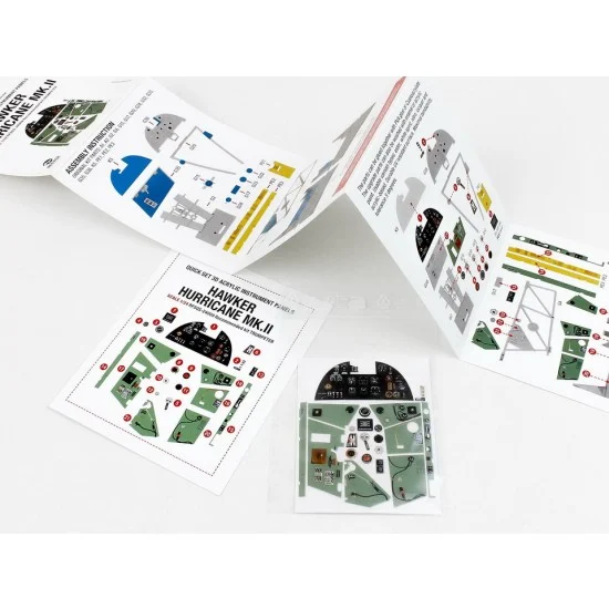 Red Fox Studio 24009 1/24 Hawker Hurricane Mk.II Panel for Trumpeter kits - Model Planes