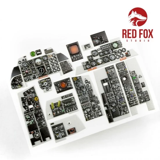 Red Fox Studio 32106 1/32 McDonnell Douglas F-4E Phantom II Instrument Panel for Academy kit