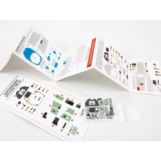 Red Fox Studio 32154 1/32 Supermarine Spitfire Mk.Va Quick Set 3D Acrylic Insturment Panel for Hobby 2000 - Model Planes