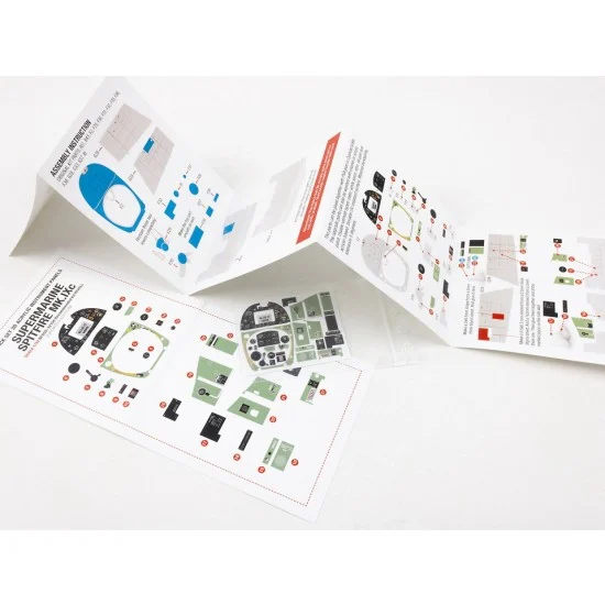 Red Fox Studio 32156 1/32 Supermarine Spitfire Mk.IXc Updated Insturment Panel for Revell kit - Model Planes