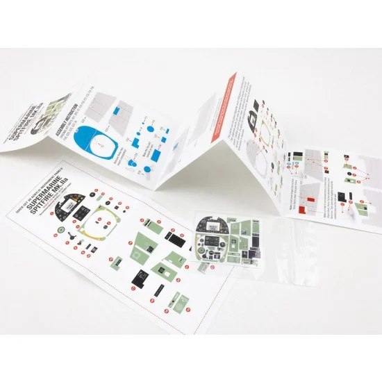 Red Fox Studio 32157 1/32 Supermarine Spitfire Mk.IIa Updated Insturment Panel for Revell/Hobby 2000 - Model Planes