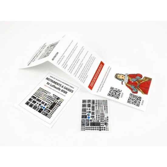 Red Fox Studio 32186 1/32 WWII Luftwaffe Instruments & Gauges set - Model Planes