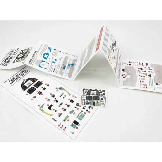 Red Fox Studio 32188 1/32 Supermarine Spitfire Mk.IXc Updated Insturment Panel for Tamiya kit - Model Planes