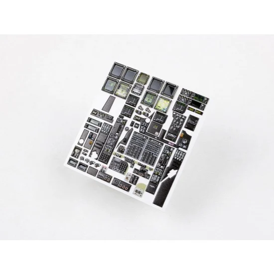 Red Fox Studio 35027 1/35 AH-64E Avionics Bays Instrument Panels for Takom kits