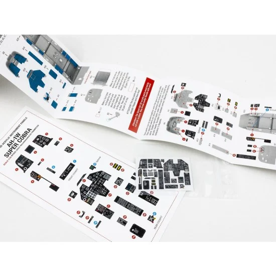 Red Fox Studio 35031 1/35 AH-64D Avionics Bays Instrument Panels for Meng kits