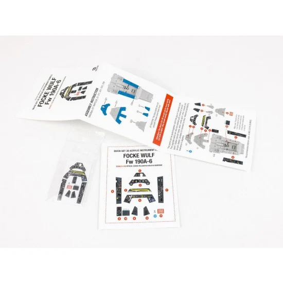 Red Fox Studio 35042 1/35 Fw 190A-6 with WGr.21 3D Instrument Panel for Border Model Kit