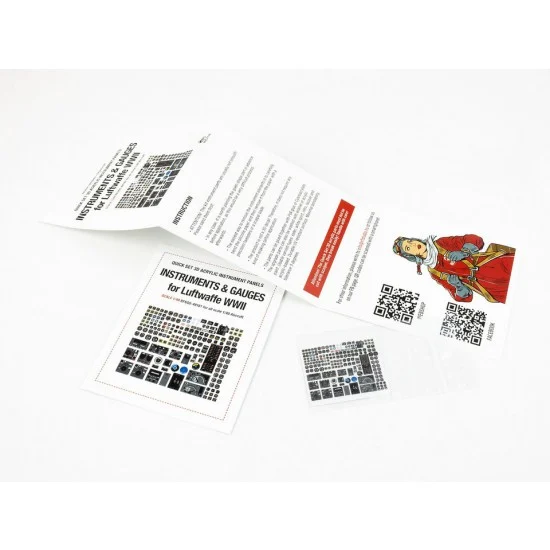 Red Fox Studio 48181 1/48 WWII Luftwaffe Instruments & Gauges (Quick Set) - Model Planes