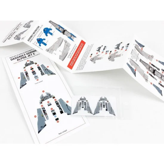 Red Fox Studio 48205 1/48 Dassault-Dornier Alpha Jet E Panel for Kinetic kits