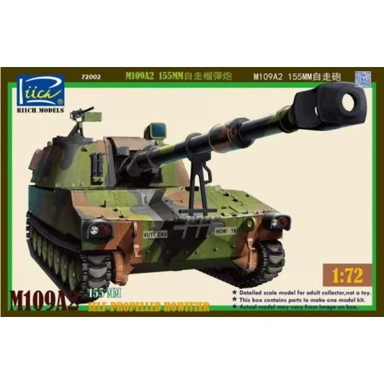Riich RT72002 1/72 US M109A2 155mm Self-propelled Howitzer