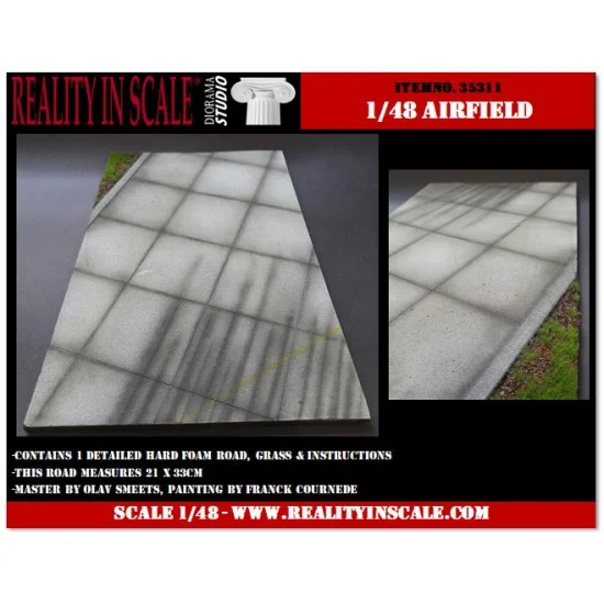 Reality In Scale 35311 1/48 Airfield Scale (21 x 33 x 0.8cm) - Scenics & Diorama