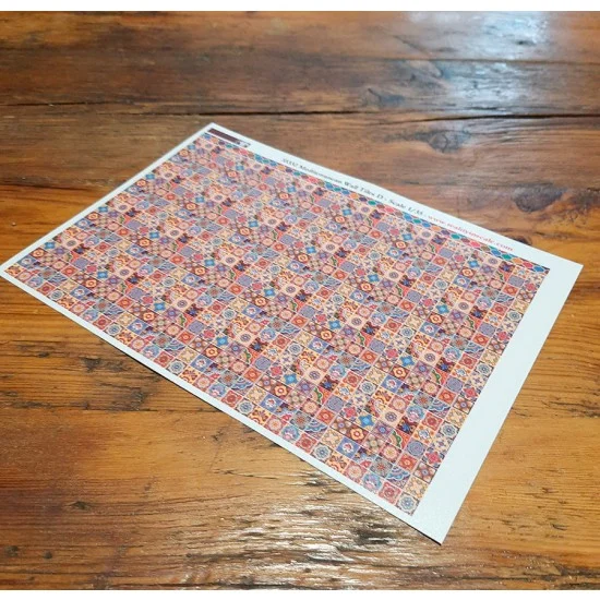 Reality In Scale 35332 1/35 Mediterranean Wall Tiles D - A5 sheet 15 x 20cm