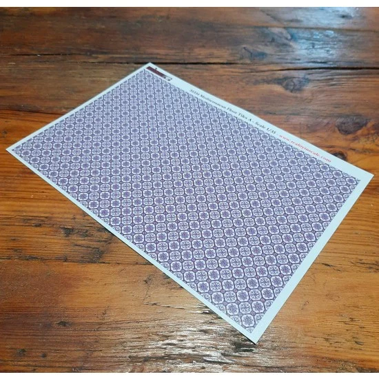 Reality In Scale 35334 1/35 Mediterranean Floor Tiles A - A5 sheet 15 x 20cm