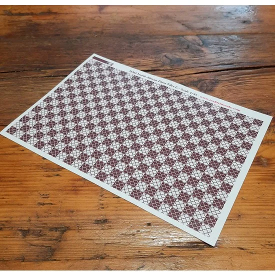 Reality In Scale 35361 1/35 Arab /North African Floor Tiles - C - A5 sheet 15 x 20cm
