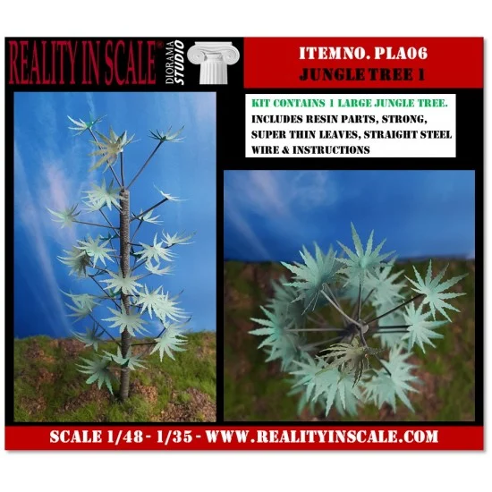 Reality In Scale PLA06 1/48 - 1/35 Jungle Tree Vol.1