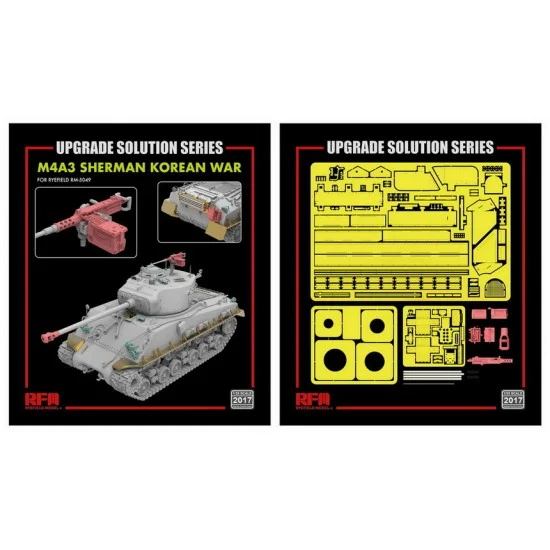 Rye Field Model 2017 1/35 M4A3 76w HVSS Sherman Upgrade Detail set for RM-5049