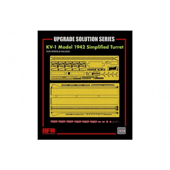 Rye Field Model 2036 1/35 KV-1 Model 1942 Simplified Turret Upgrade set for RM-5041
