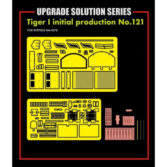 Rye Field Model 2038 1/35 Tiger I Initial Production No.121 Upgrade Detail set for RM-5078