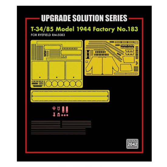 Rye Field Model 2042 1/35 T-34/85 Model 1944 Factory No.183 Upgrade set Detail set for RM-5083
