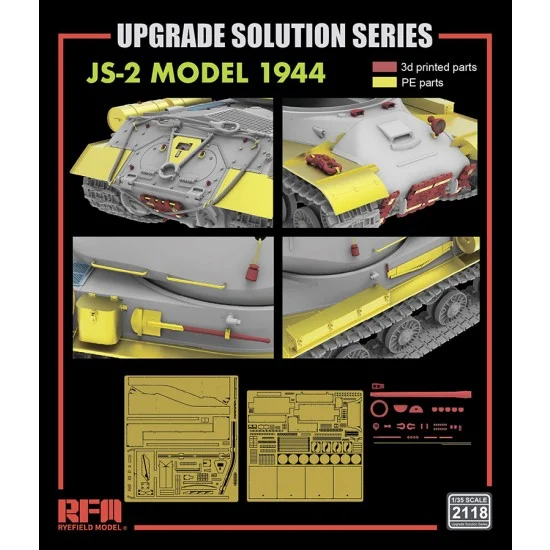 Rye Field Model 2118 1/35 JS-2 Model 1944 Upgrade Set for RM-5158