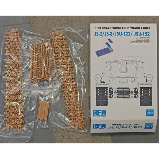 Rye Field Model 3039 1/35 JS-2/ JS-3/JSU-122/JSU-152 Workable Track Links