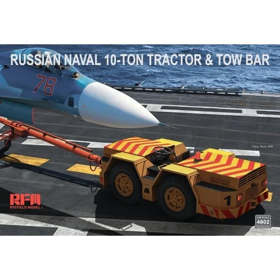 Rye Field Model 4802 1/48 Russian Naval 10 Ton Tractor and Tow Bar - Military Vehicles & Tanks