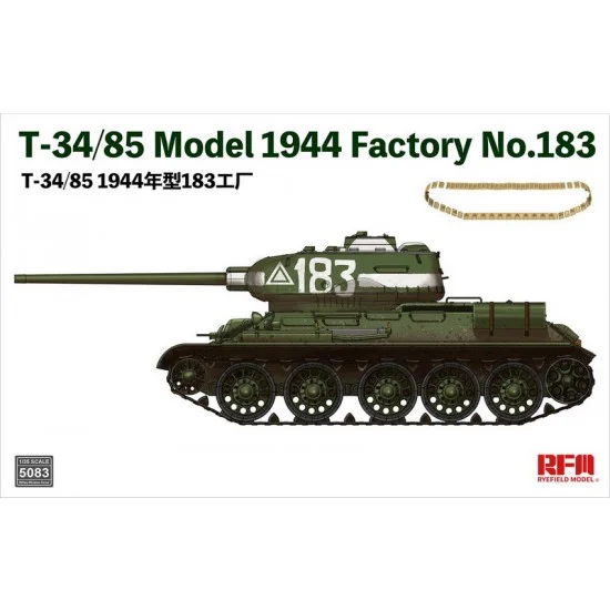 Rye Field Model 5083 1/35 T-34/85 Model 1944 Factory No.183