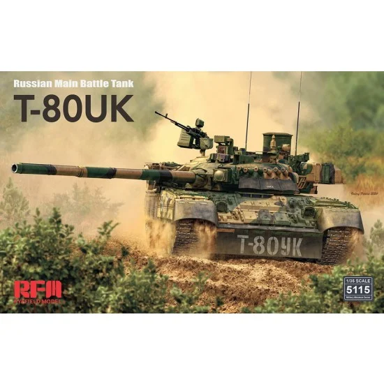Rye Field Model 5115 1/35 Russian T-80UK Main Battle Tank