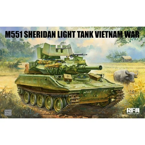 Rye Field Model 5142 1/35 Vietnam War M551 Sheridan Light Tank - Military Vehicles & Tanks