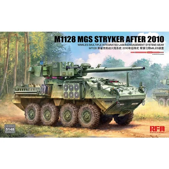 Rye Field Model 5148 1/35 M1128 MGS Stryker After 2010 with Miles Gear - Military Vehicles & Tanks