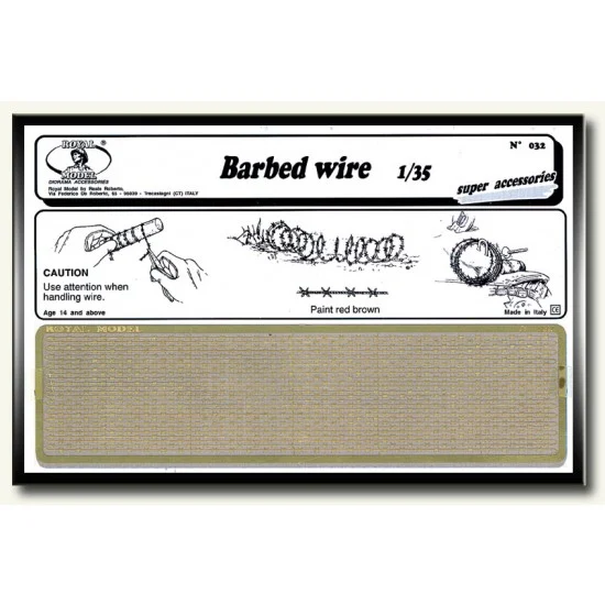 Royal Models RM032 1/35 Barbed Wire #RM032 - Scenics & Diorama