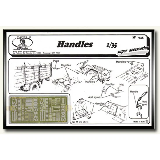 Royal Models RM035 1/35 Handles - Military Vehicles & Tanks