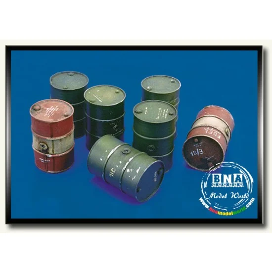 Royal Models RM061 1/35 Fuel Barrels - Scenics & Diorama
