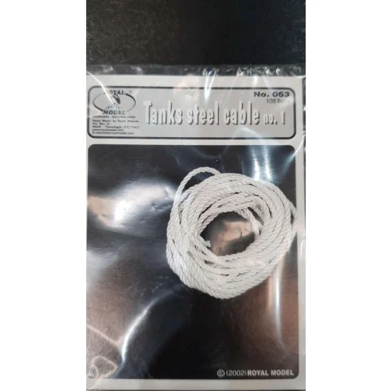 Royal Models RM063 1/35 Tank Steel Cables - Military Vehicles & Tanks