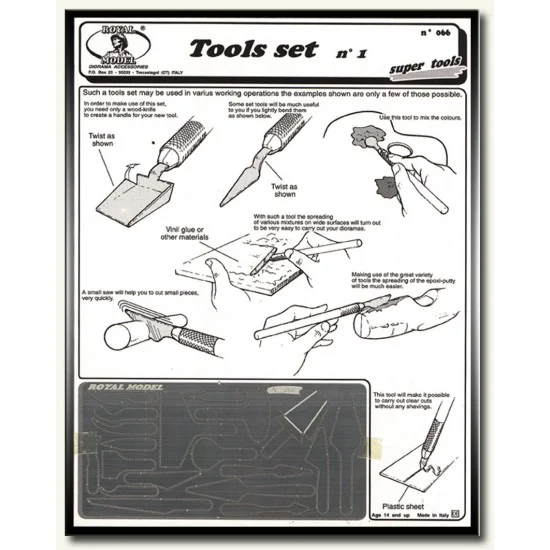 Royal Models RM066 1/35 Tools Set Vol.1 - Hobby Tools & Supplies