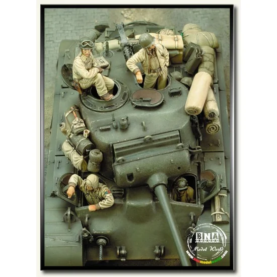 Royal Models RM339 1/35 WWII M26 Pershing Crew - Model Figures