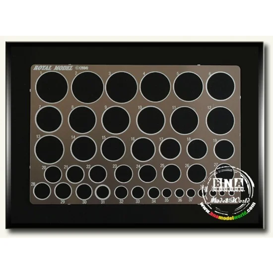 Royal Models RM358 1/35 Spray Masking Stencil Vol.2 for Tank Wheels - Military Vehicles & Tanks