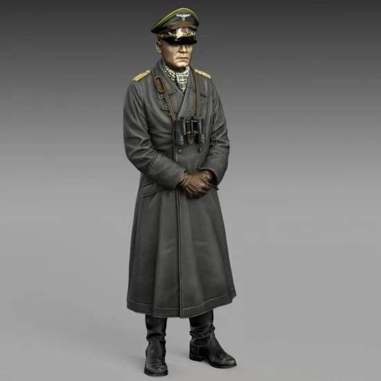 Royal Models RM860 1/35 Johannes Erwin Eugen Rommel "The Desert Fox" - Model Figures