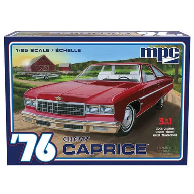 1976 CHEVY CAPRICE W/TRAILER 1:25 SCALE KIT - MPC Models