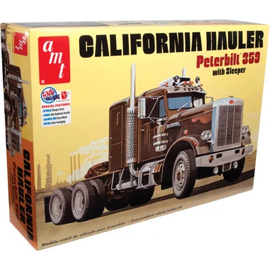 Peterbilt 359 California Hauler w/Sleeper 1/25 Kit AMT Models - AMT1327