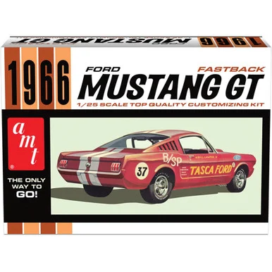 1966 Ford Mustang Fastback 2+2 1/25 Kit - AMT