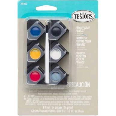 Testors Primary Color Paint Set