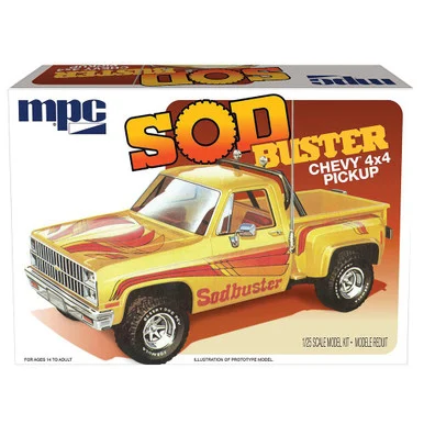 1981 Chevy Stepside Pickup Sod Buster 1/25 Kit MPC972/12 - MPC Models