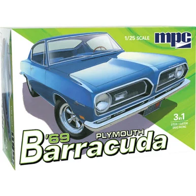 1969 Plymouth Barracuda 1/25 Kit - MPC Models
