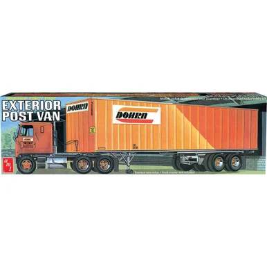 40' Fruehauf Exterior Post Trailer Dohrn 1/25 Kit - AMT